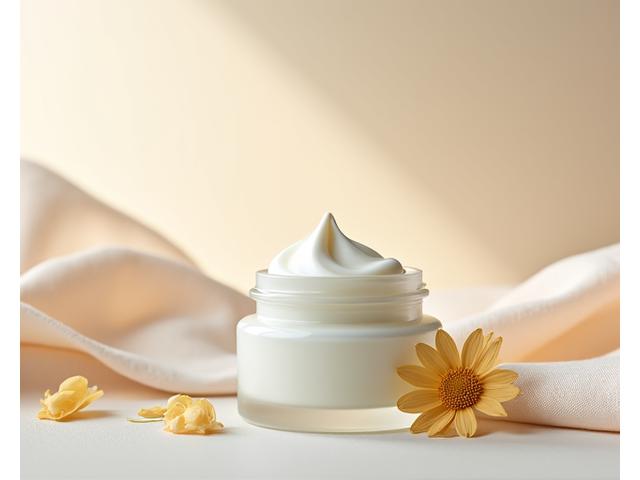 Crema facial hidratante con aceites naturales